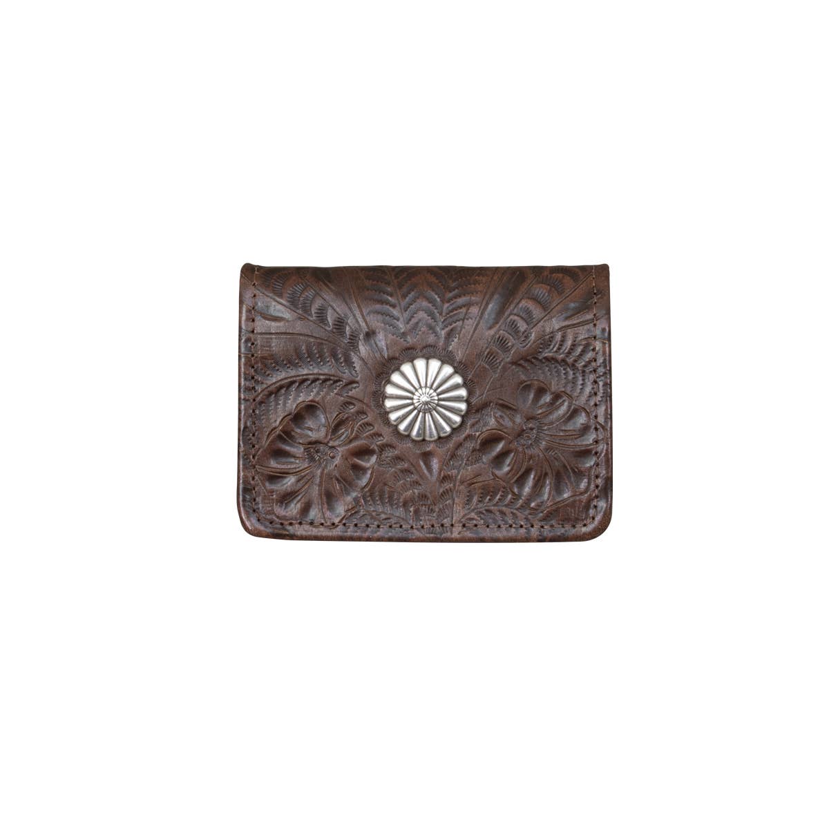 American West - Venta al por mayor Cartera - Mujer - Cartera pequeña de mujer con tres pliegues y concho15