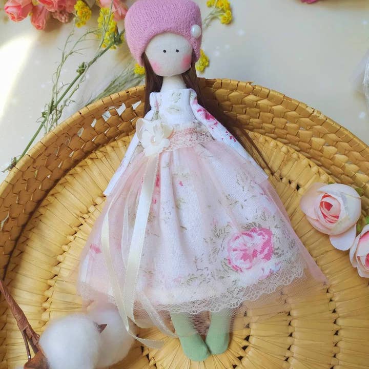 ChernikovaNataliya - Wholesale Doll - Kids - Handmade Shabby Chic Ballerina Rag Doll for Girls6