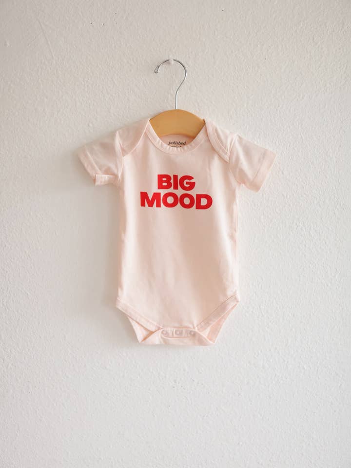 Polished Prints - Wholesale Bodysuit (Non-Footed) - Baby - Baby onesie, Big Mood, baby boy clothes, baby girl, baby