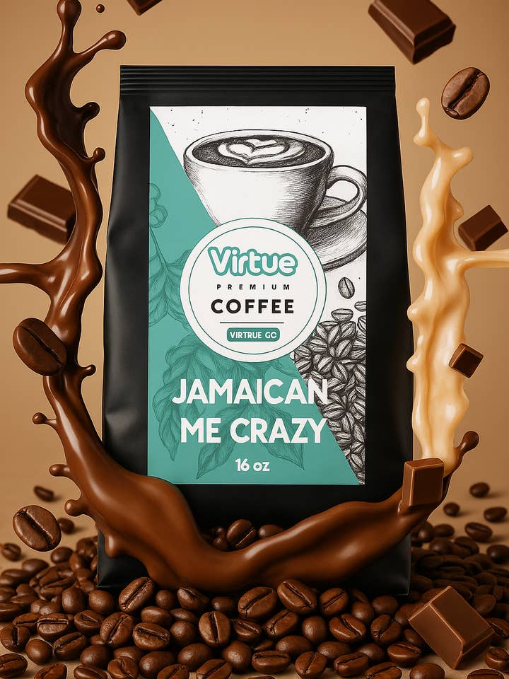 Jamaican Me Crazy Coffee | 16oz - Chocolate & Kahlua Gourmet for wholesale by Virtrue