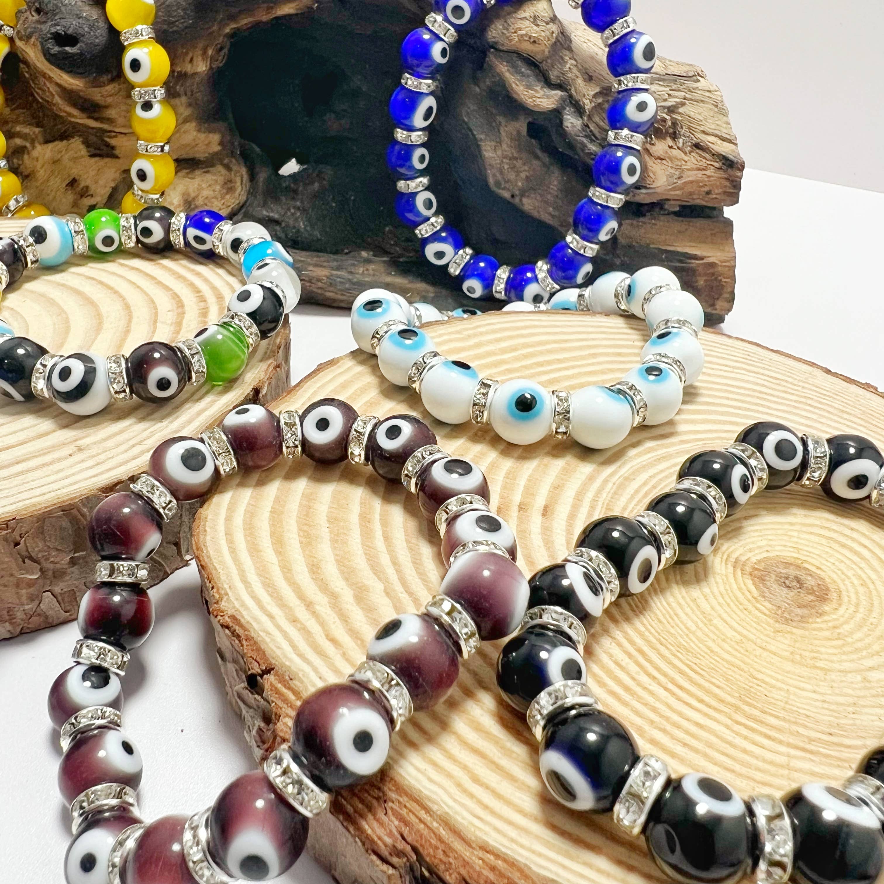 Gypsy Soul - Wholesale Beaded Bracelet - Evil Eye Bracelet - Assortment 8 Pcs2