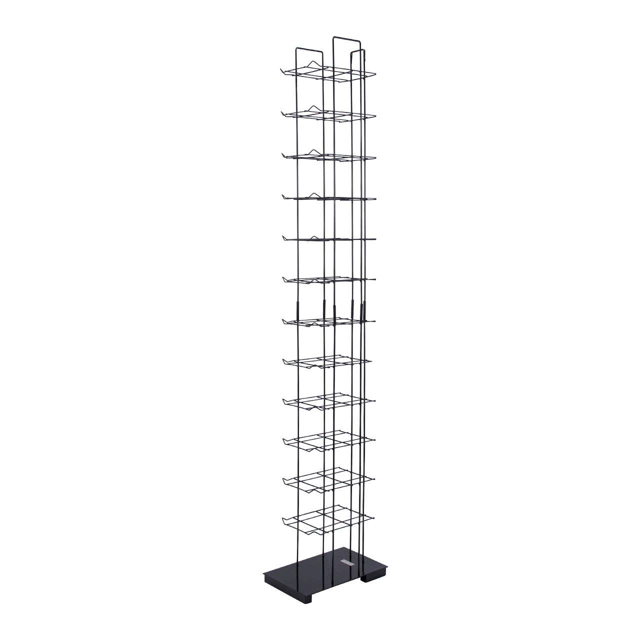 Store Supply Warehouse - Wholesale Retailer Display - Accessories - Floor Standing Cap Rack - 78"H x 10"W x 15-½"D3