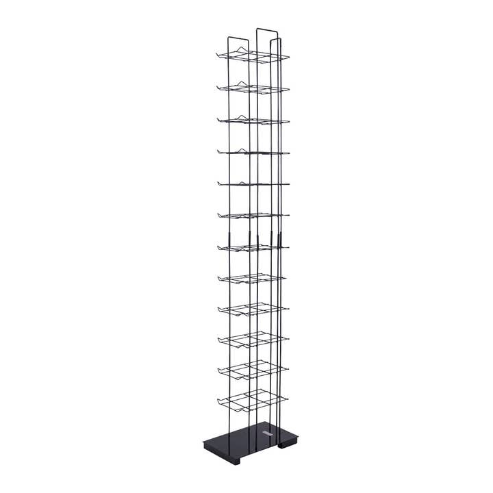 Store Supply Warehouse - Wholesale Retailer Display - Accessories - Floor Standing Cap Rack - 78"H x 10"W x 15-½"D3