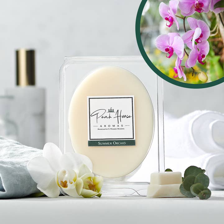Summer Orchid Wax Melt for wholesale by Peak House Aromas