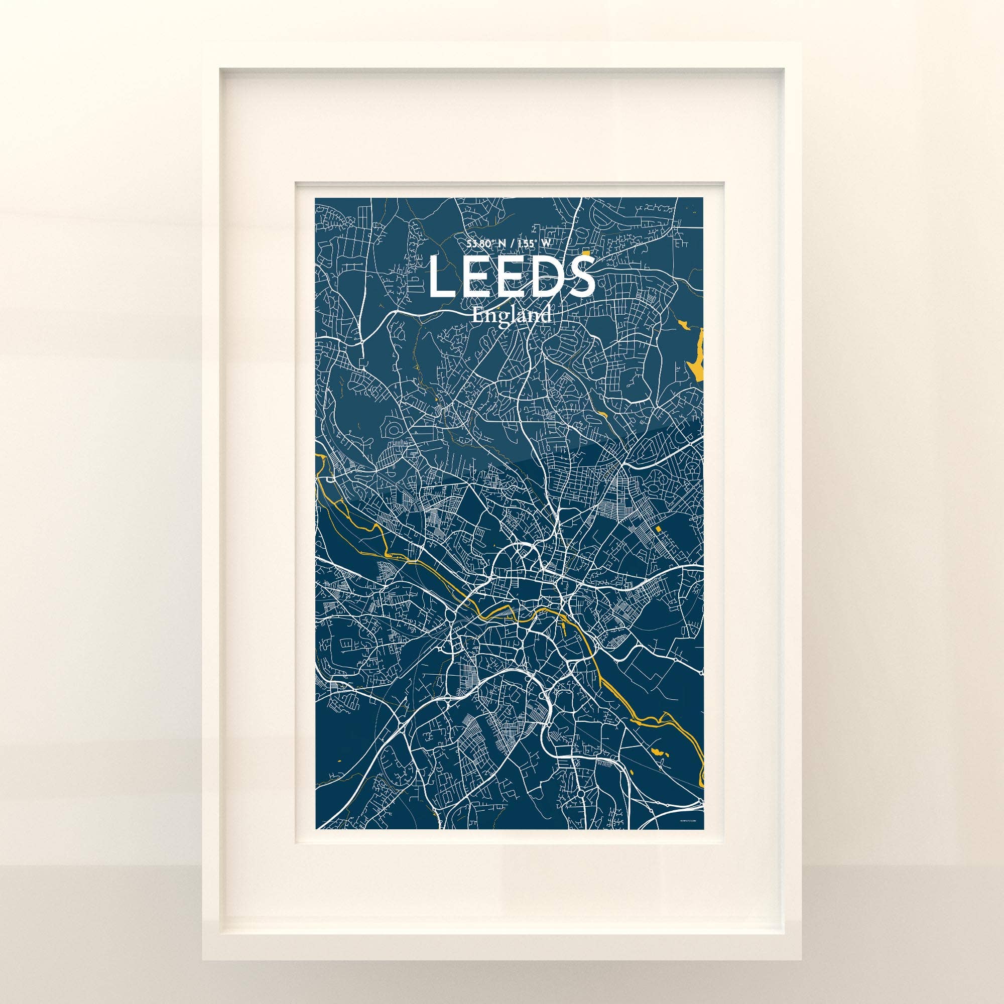 OurPoster.com – wholesale Poster – Leeds karta affisch161