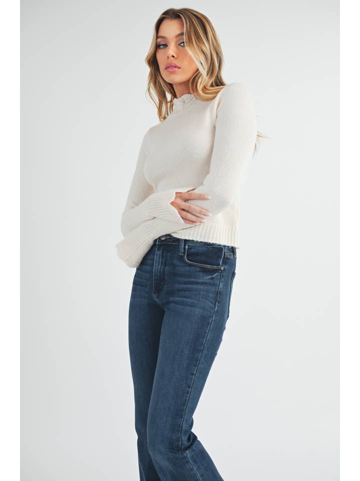 AEMI + CO - Wholesale Knit Sweater - Women's - 3225EK Mea Sweater