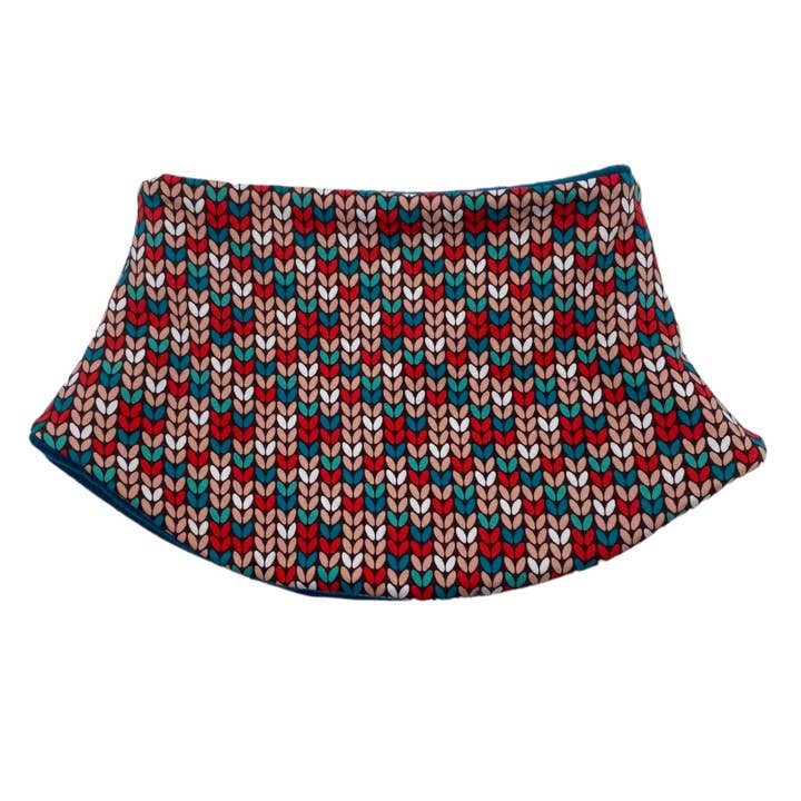 Adult Handmade Neck Warmer Knitted Print for wholesale by Nina's Flying Needle