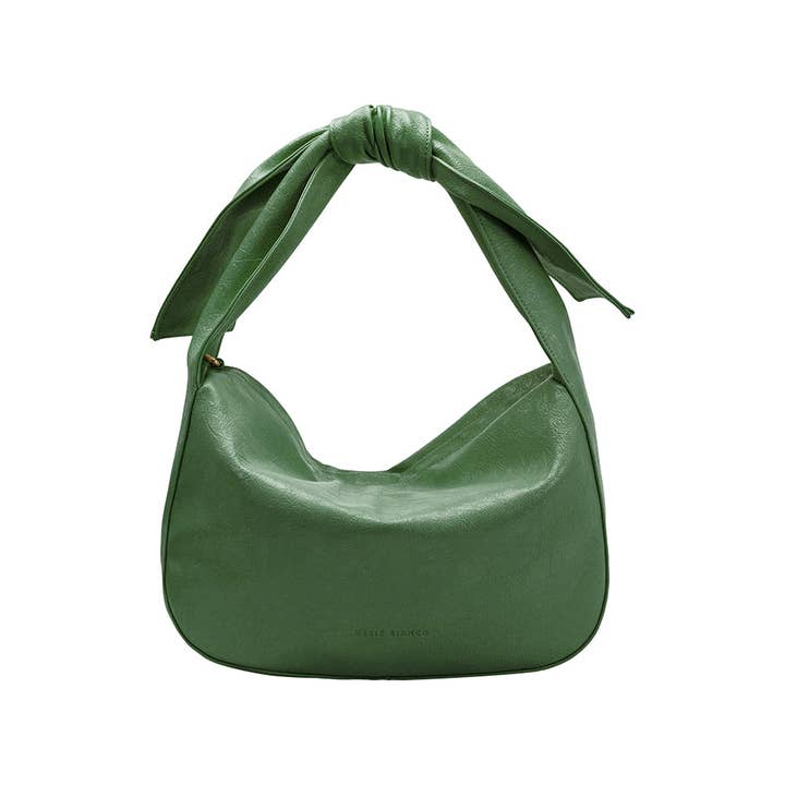 Melie Bianco - Wholesale Crossbody Bag - Women's - Marni Green Recycled Vegan Crossbody Bag