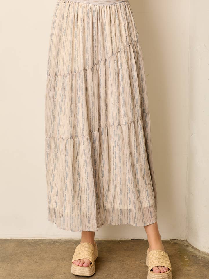 STUFENROCK MIT BLUMENDRUCK für den Großhandel von Polagram by Wellmade USA