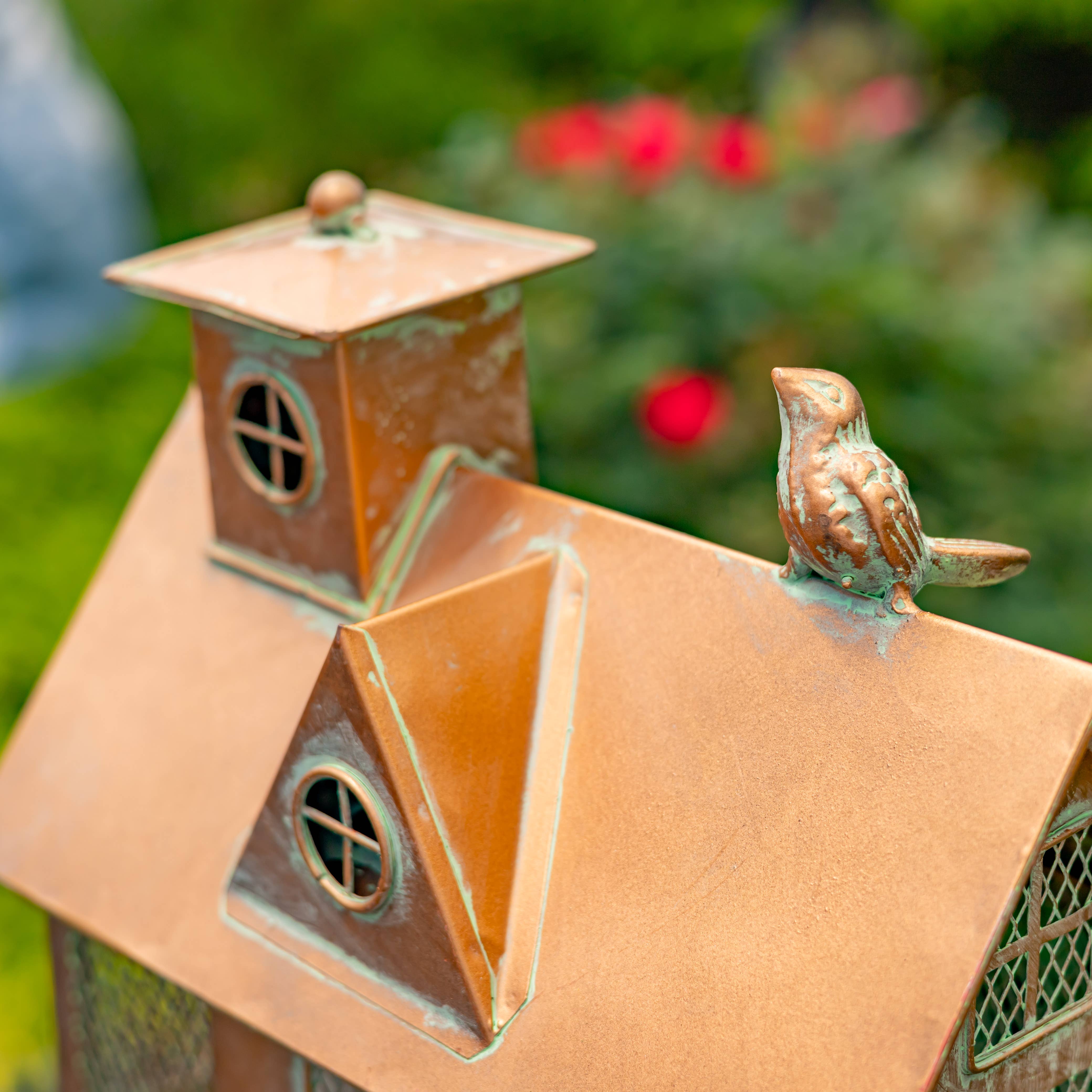 Zaer Ltd. International - Vente Mangeoires pour oiseaux - Piquet de jardin en fonte pour mangeoire à oiseaux « Ivyland » de 85 po4