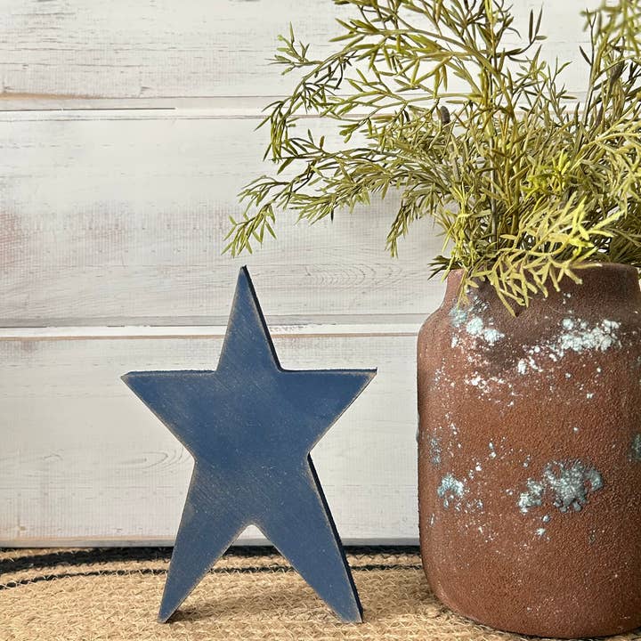 Inkwood Crafters - Wholesale Decorative Tabletop Object - Primitive Wood Prim Stars5