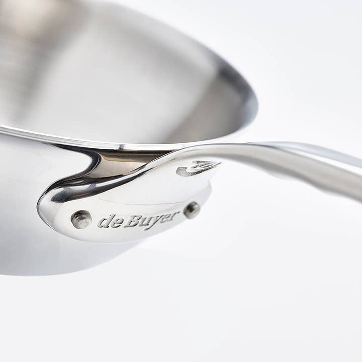 La Brigade de Buyer - Wholesale Pan - AFFINITY 5-ply Stainless Steel Rounded Sauté Pan