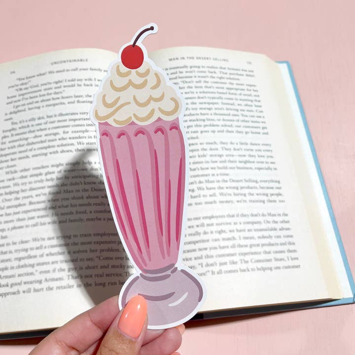 Milkshake Die Cut bogmærke for engroshandel hos Bloomwolf Studio