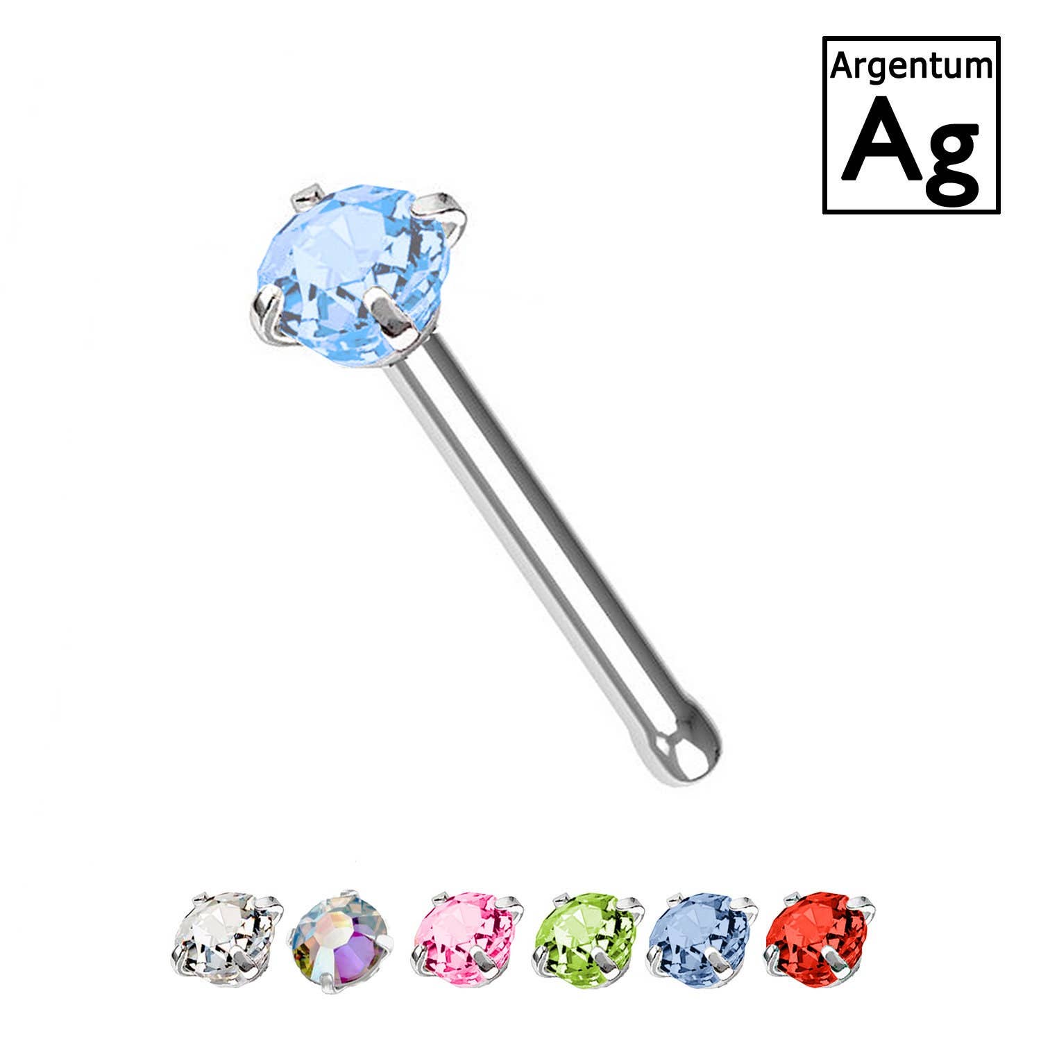 Awaken – wholesale Nose ring – 925 SILVER Nose Stud - PB-0292