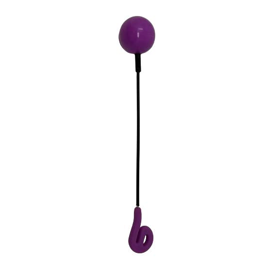Friction Mallet E Wand with Rubber Ball Gong Tool - Purple for wholesale by Now N Zen