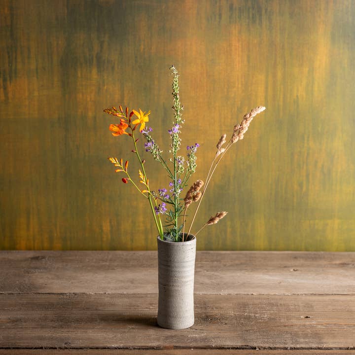 Hand-thrown Ceramic Stoneware Bud Vase for wholesale by Karen Dawn Curtis