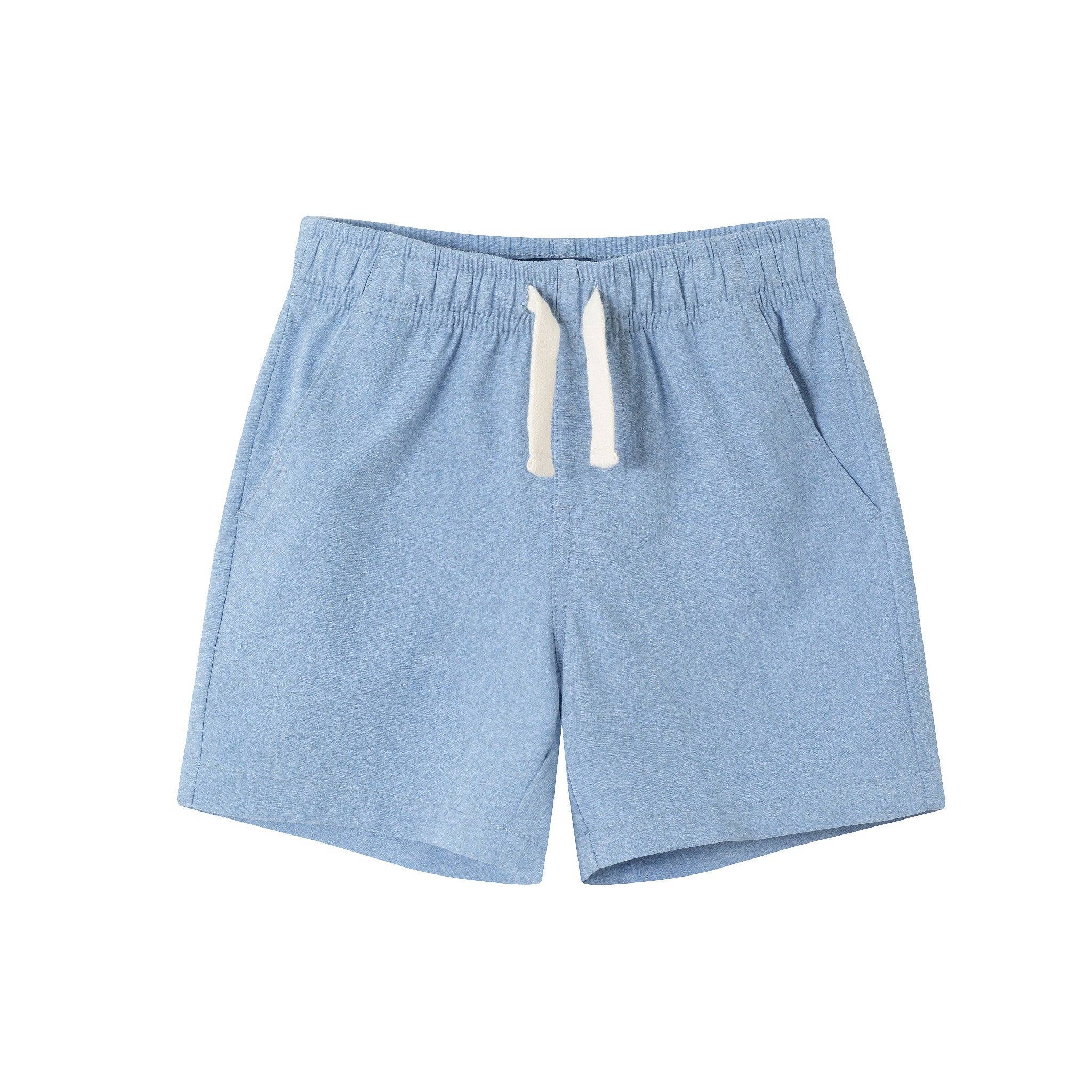 White Kids (2-8) Buttondown & Short Set | Checkered Ice Pop for wholesale on Faire6