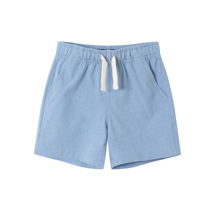 White Kids (2-8) Buttondown & Short Set | Checkered Ice Pop for wholesale on Faire6