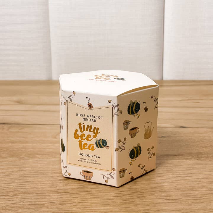 Tiny Bee Tea - Thé Oolong au nectar d'abricot rose pour la vente par Sips by