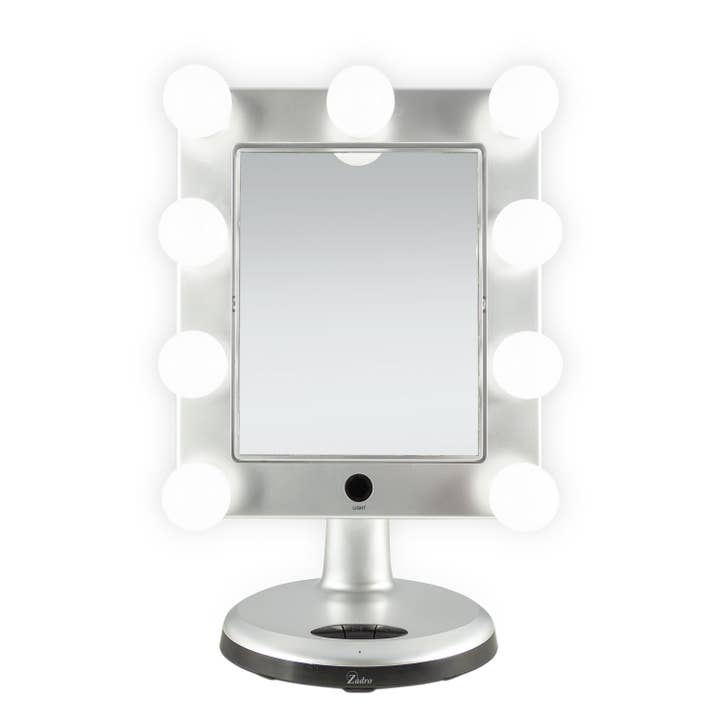 Melrose Lighted Makeup Mirror with Magnification & Bluetooth for wholesale by Zadro, Inc.