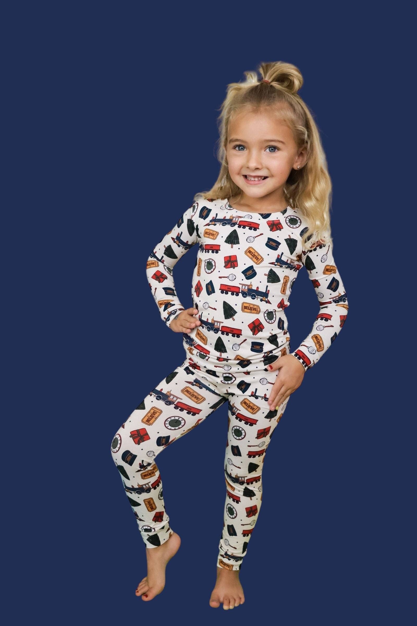 Dream Big Little Co. - Wholesale Sleepwear Set - Kids - POLAR MAGIC EXPRESS DREAM SET1