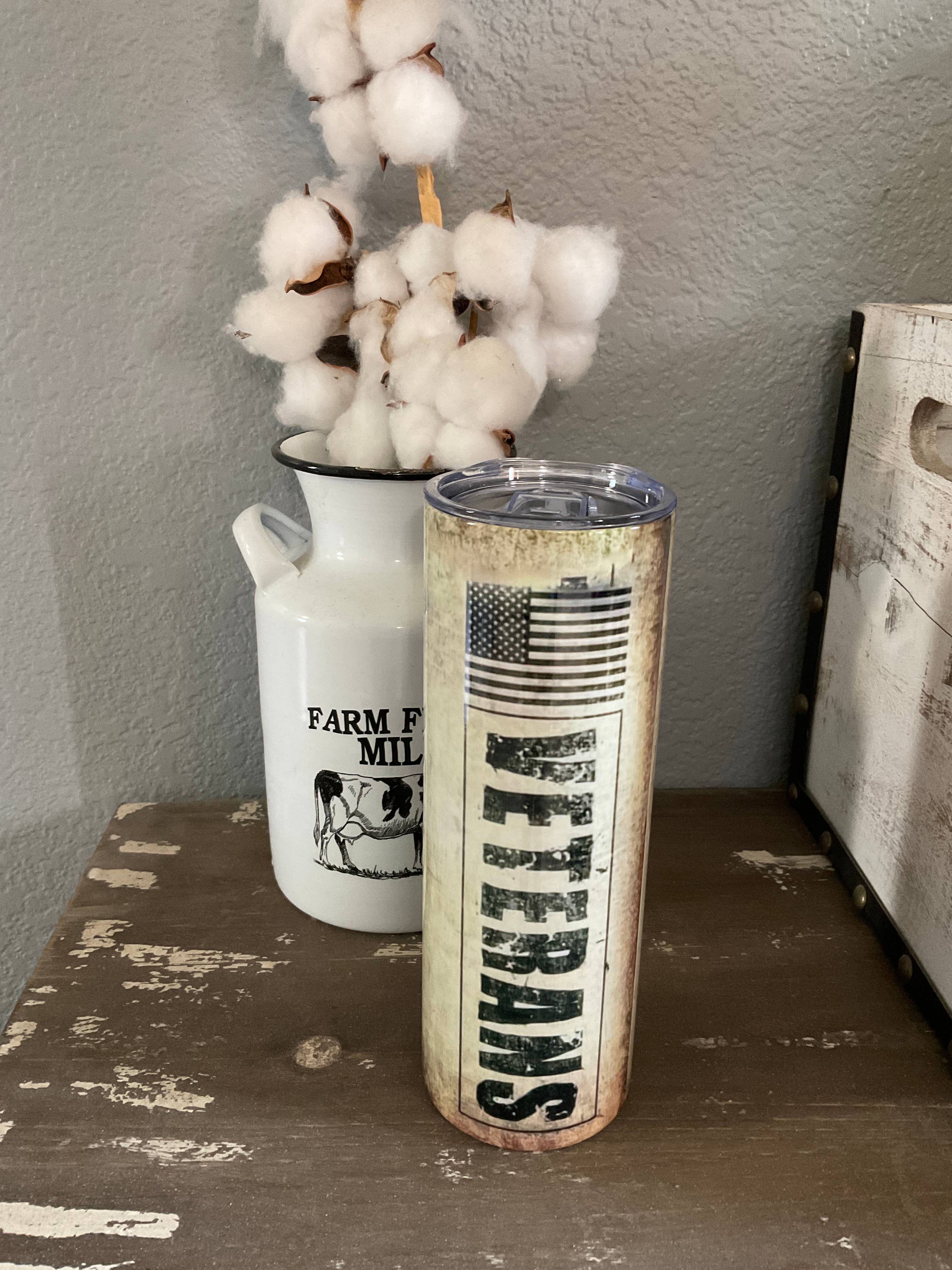 Farm Life Crafting - Wholesale Insulated Mug/Tumbler - Veterans 20oz Tumblers0