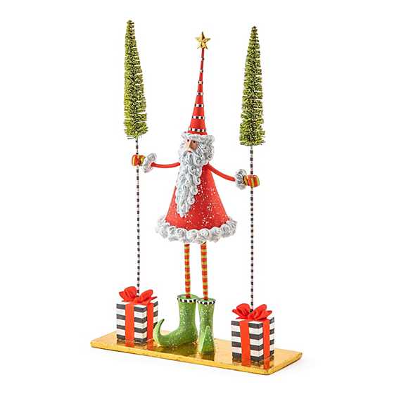 Patience Brewster by MacKenzie-Childs - Wholesale Christmas Decoration - Patience Brewster Santa Gift Tree Figure1