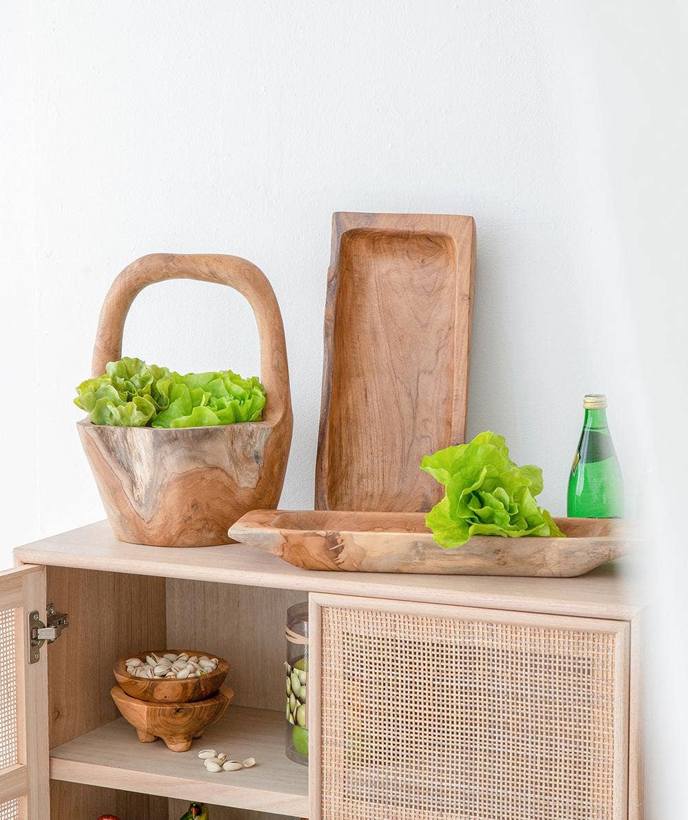 A&B Home Group Inc. - Venta al por mayor Bandejas decorativas - Bandeja Rectangular de Teca9