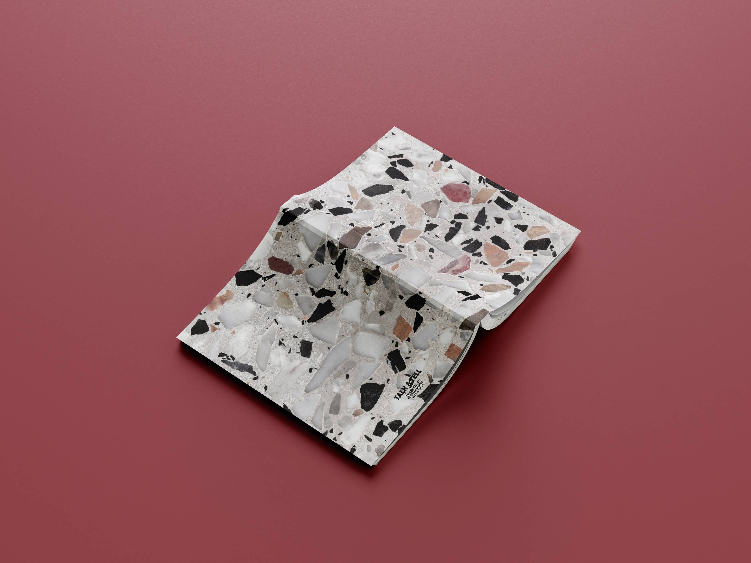 Talk and Tell - Wholesale Notebook - Concrete Terrazzo A5 Notebook2