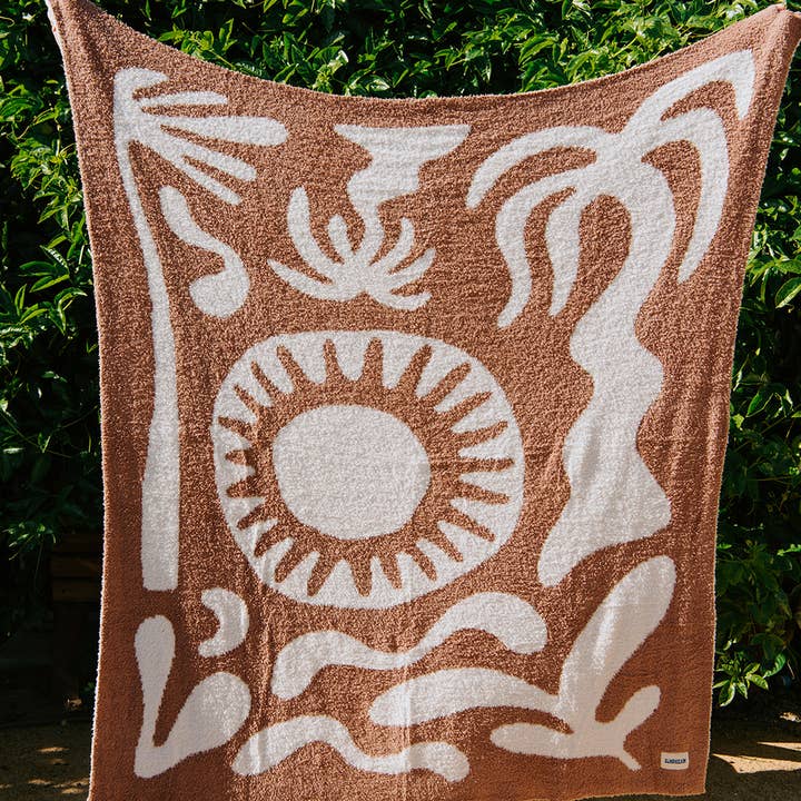 Sundream – Großhandel Überwurfdecke – Paradise Plüschdecke, Raw Umbra