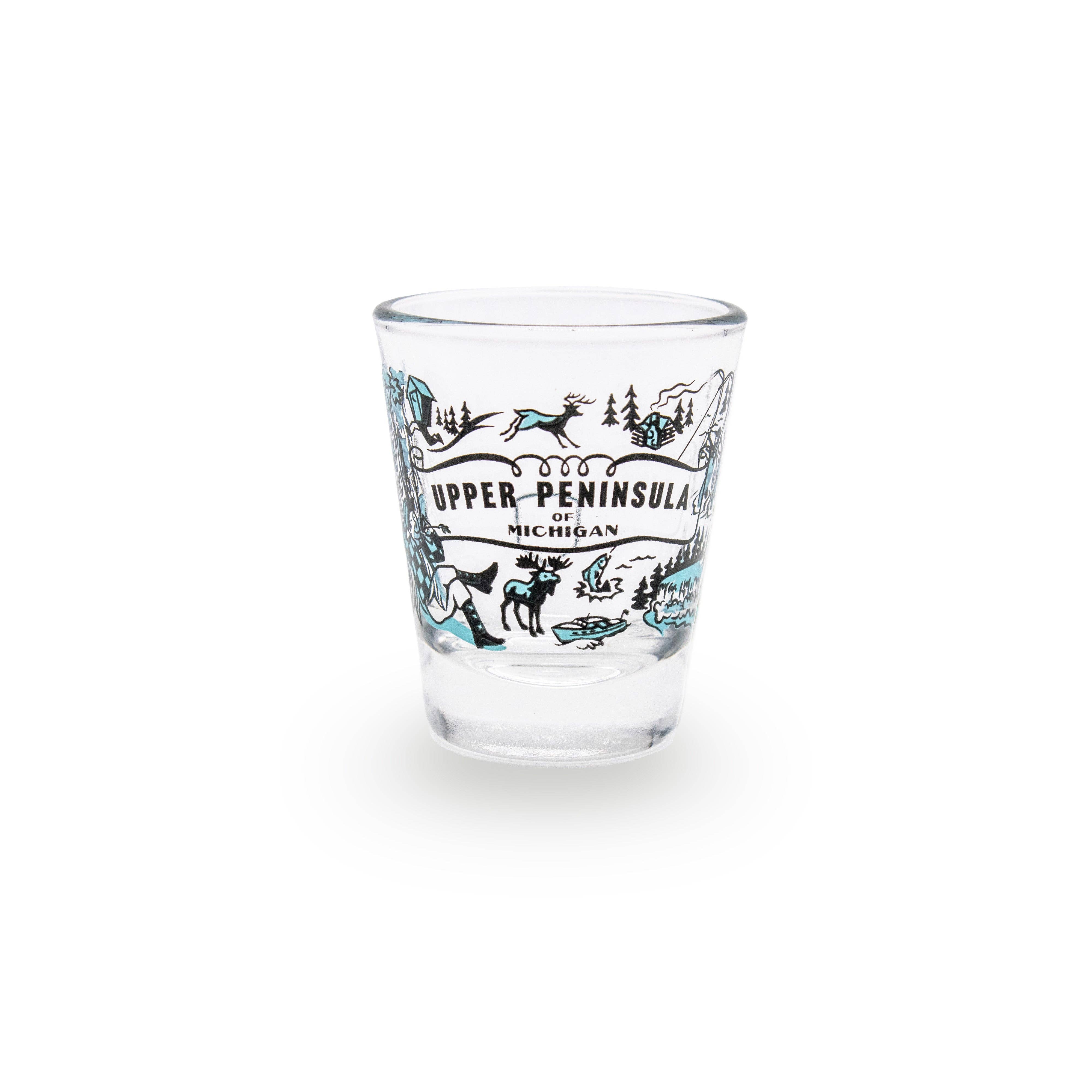 Peninsulas - Wholesale Shot Glass - Upper Peninsula Shot Glass