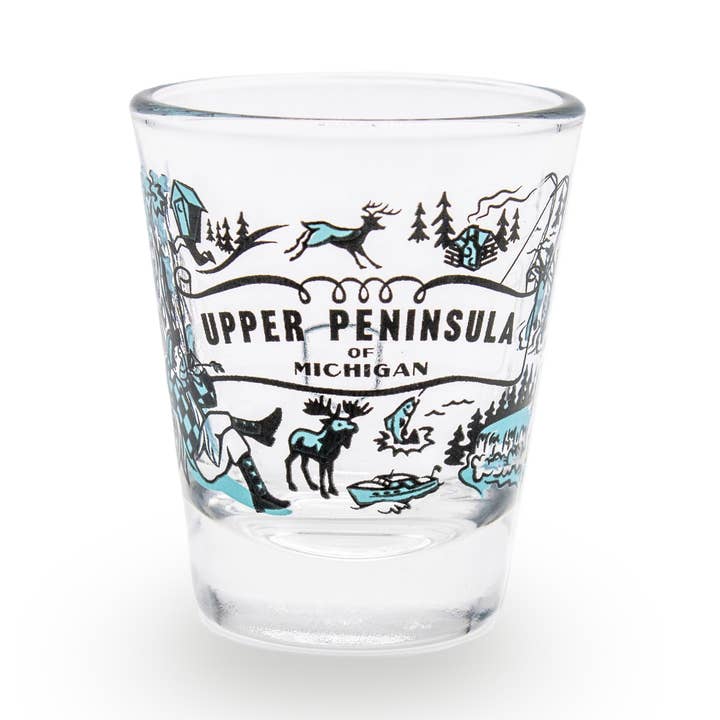 Upper Peninsula Shot Glass for wholesale by Peninsulas