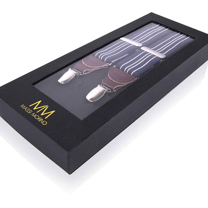 Massi Morino - Wholesale Belt - Men's - Massi Morino® suspenders for men made of genuine leather