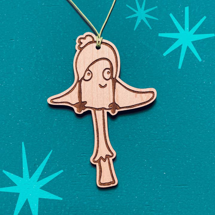 Ornement élancé en forme de champignon pour la vente par Anna Totten