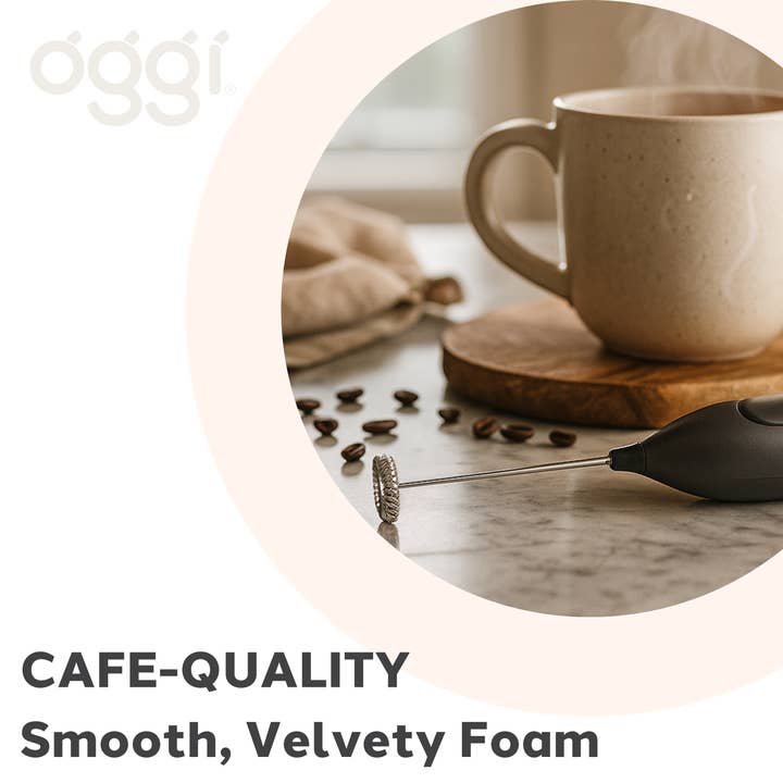 Milk Frother, Handheld - Black for wholesale on Faire3