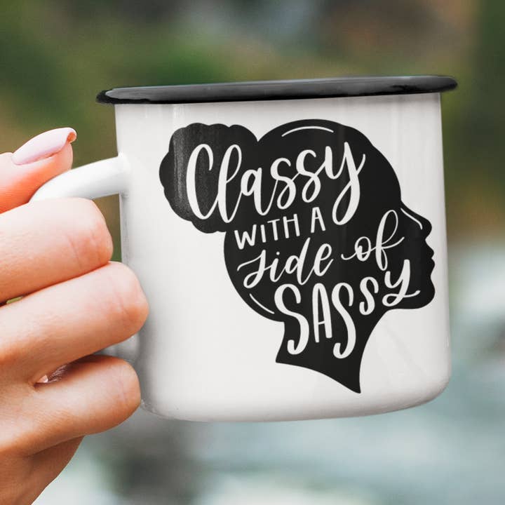Classy With A Side Of Sassy Sarcastic Mug for wholesale by WinsterCreations™