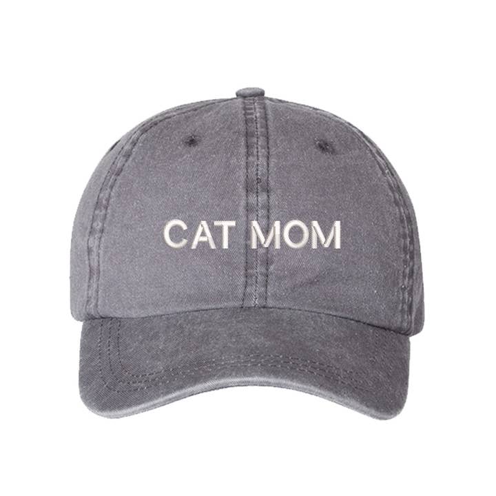DSY Lifestyle - Wholesale Baseball Cap - Women's - Cat Mom Washed Unisex Baseball Hat