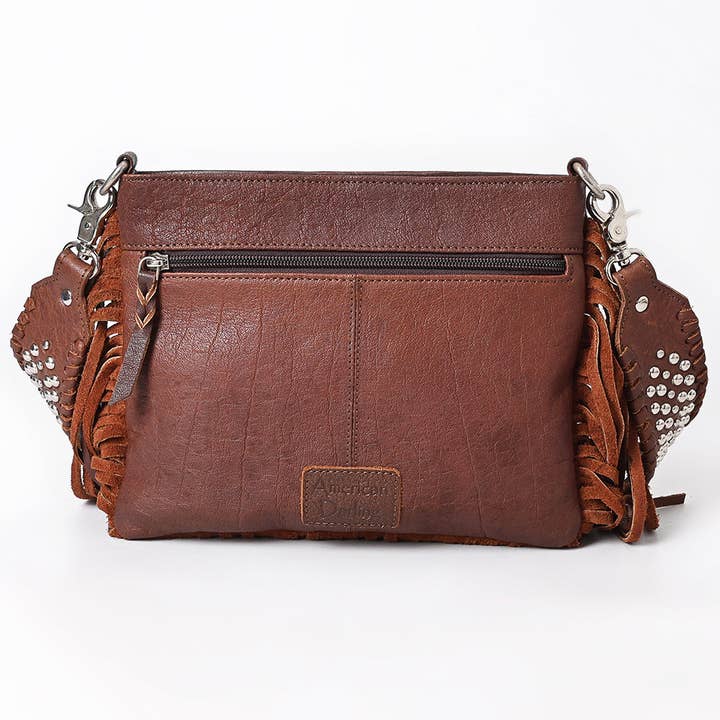 LS Western - Wholesale Crossbody Bag - Women's - ADBGM779 Wallet Hair-On Genuine Western Leather Women Bag4