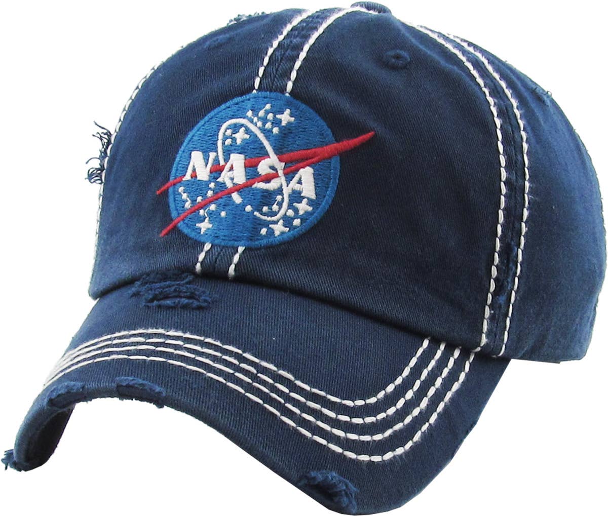 KBETHOS – Engroshandel Baseballkasket - Herre – Nasa Insignia Vintage Ballcap10