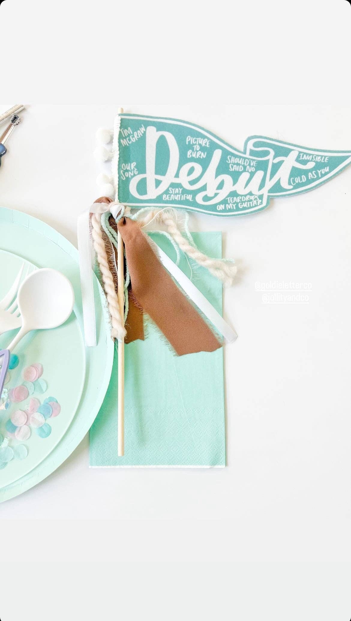 Goldie Letter Company - Venta al por mayor Cartel/pancarta para fiestas - Banderas de Eras0