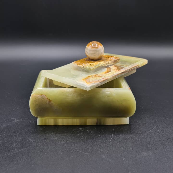 Gemstone Gifts Ltd. – Großhandel Schmuckschatulle/-Organizer – Onyx Schmuckschatulle1