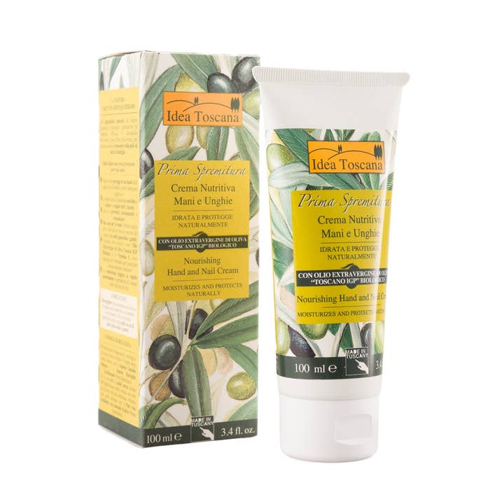 Prima Spremitura Olive Hand & Nail Cream 100ml - 3.38oz for wholesale by Idea Toscana / Prima Spremitura by Granducati USA