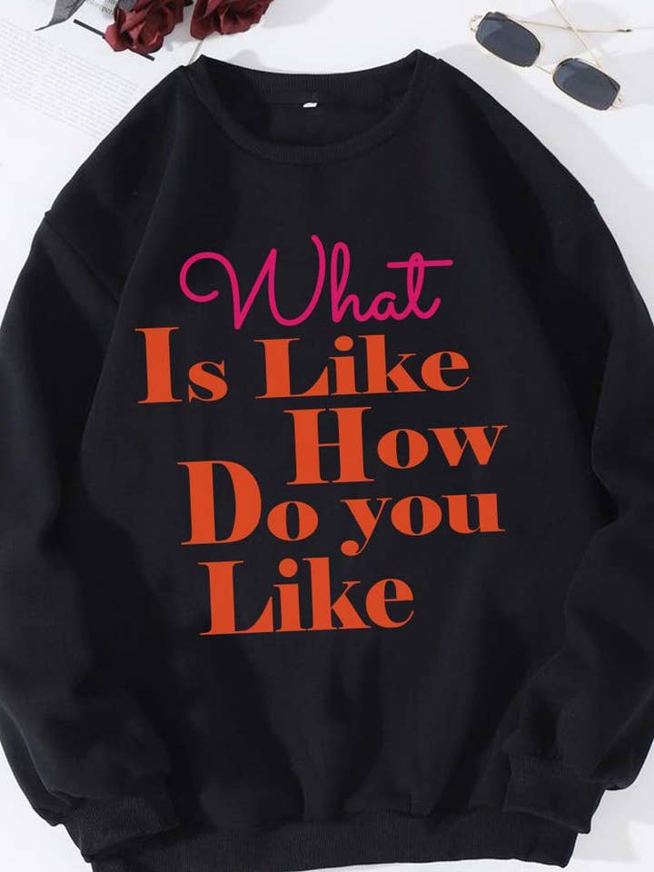 M9228 - SW GILLAR DU grafiska sweatshirts för wholesale av HARANG