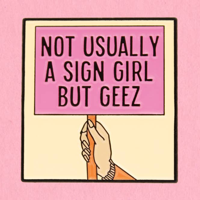 Normalerweise keine Anstecknadel aus Emaille für Mädchen für den Großhandel von Kate Gabrielle