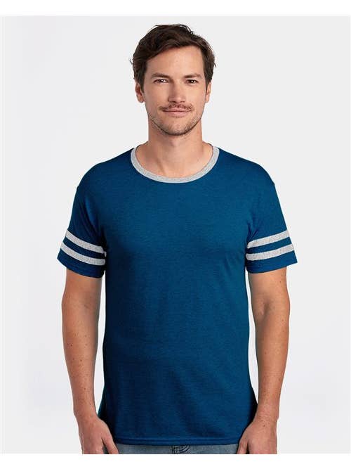 Lucky Avocado - Wholesale T-Shirt - Men's - Triblend Varsity Ringer T-Shirt2