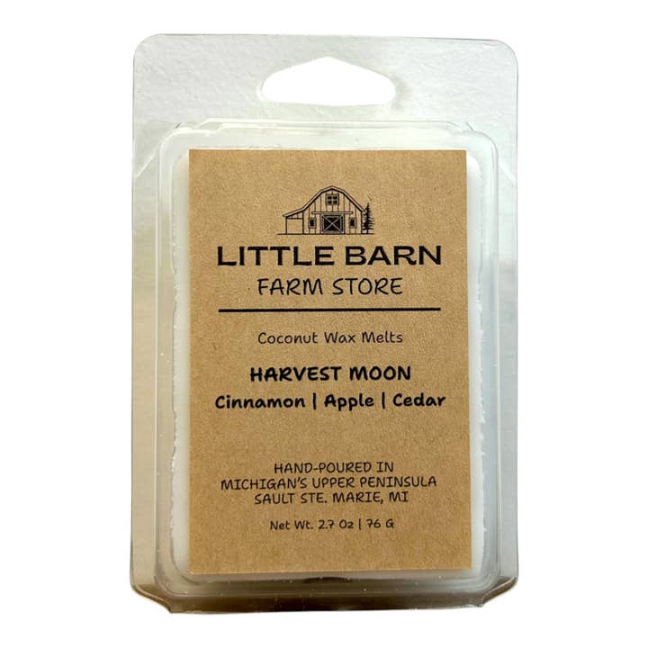 Harvest Moon Wax Melt - Cinnamon, Apple & Cedar for wholesale by Little Barn Farm Store