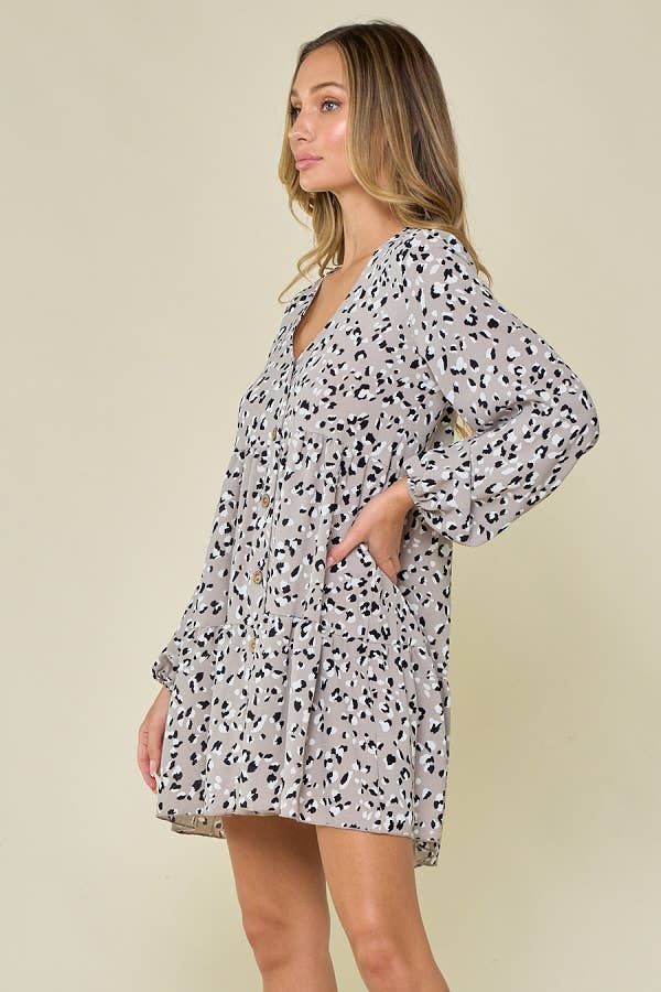 lovely melody - Vente Robe – femme - Robe à imprimé animalier LMD5447-Before Sunrise - A1