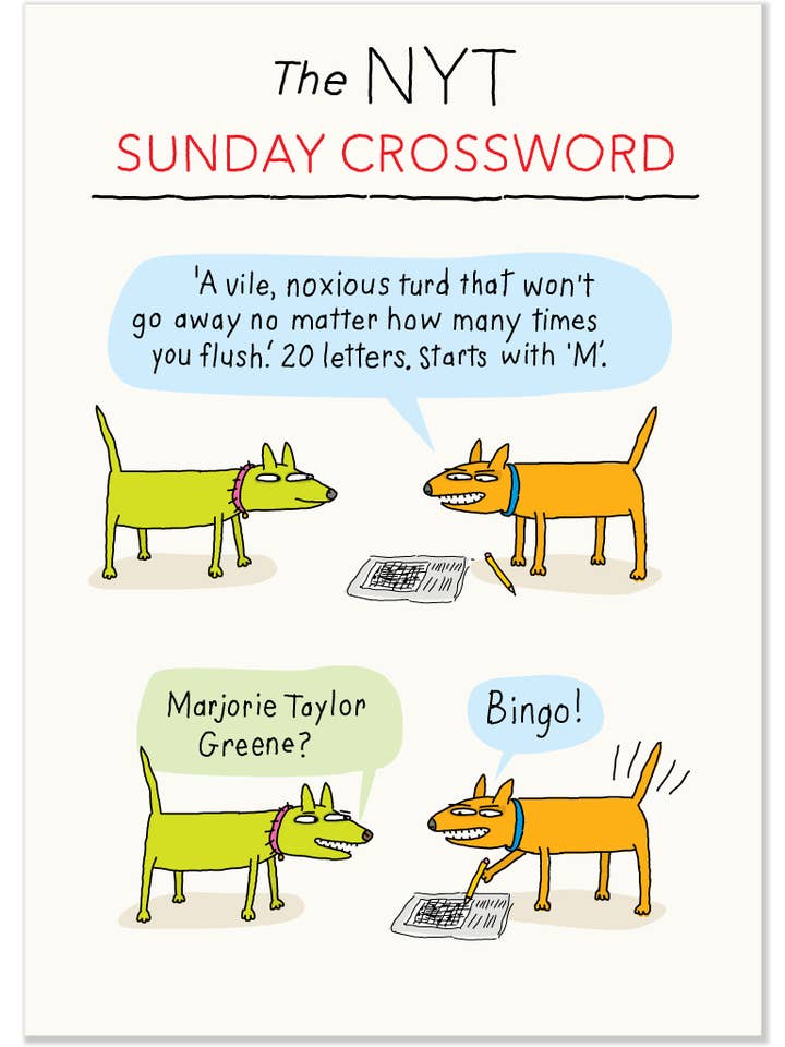 1211 The Sunday Crossword for wholesale by Clayboys Cards