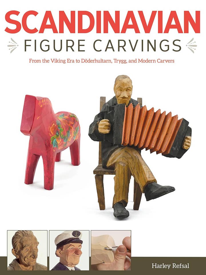 Sculpture Scandinave - Magnifique Art Populaire Scandinave pour la vente par Fox Chapel Publishing