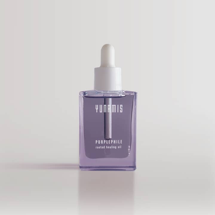 Huile de guérison enracinée Purplephile pour la vente par YUNAMIS